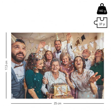 Taille du puzzle joyeux anniversaire