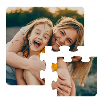 Dessous verre et dessous de plat puzzle personnalisé | Puzzle photo