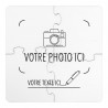 Puzzle 4 pièces en bois avec photo