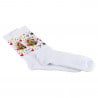 Chaussettes cœurs colorées imprimées