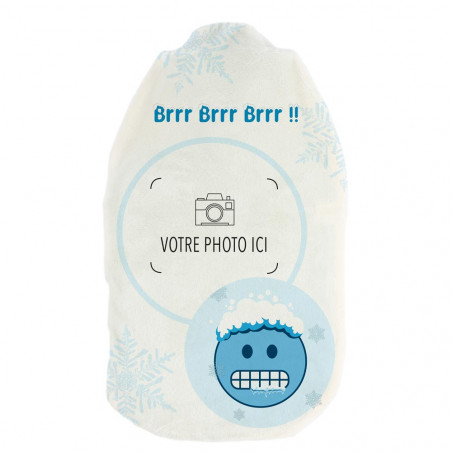 Bouillotte à personnaliser avec design original Brrrr