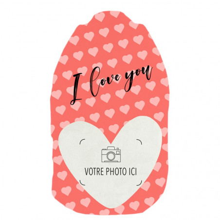 Bouillotte personnalisable amour