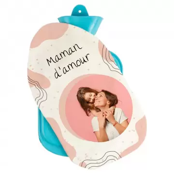 Bouillotte personnalisée unique maman | Cadeau maman, fête mères
