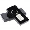 porte clef en forme de rectangle personnalisé et gravé