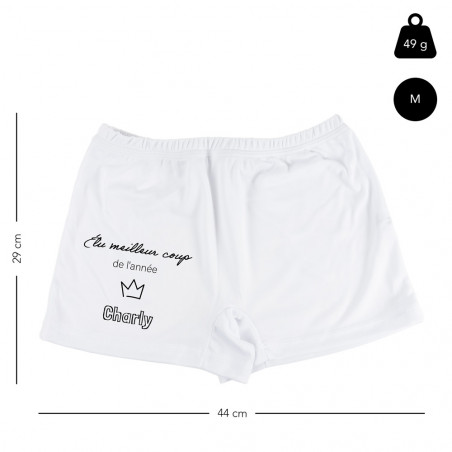 Taille du caleçon "meilleur coup"