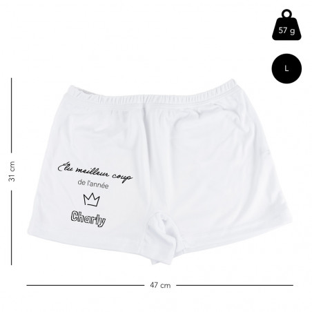 Taille du caleçon "meilleur coup"