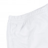 Détails du boxer blanc en textile polyester