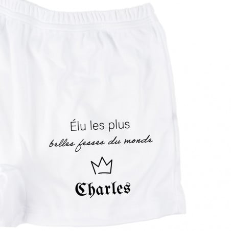 Boxer "les plus belles fesses" à personnaliser