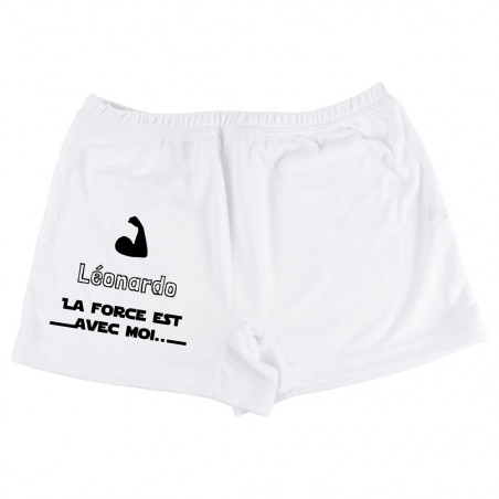 Caleçon à personnaliser La force est avec moi