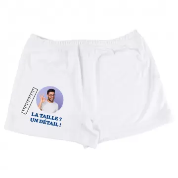Boxer personnalisé photo "La taille, un détail" | Cadeau drôle homme