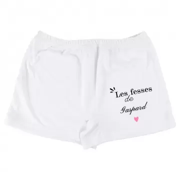 Boxer caleçon personnalisé "Les Fesses de..." | Cadeau fun et unique