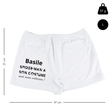 Taille du boxer L