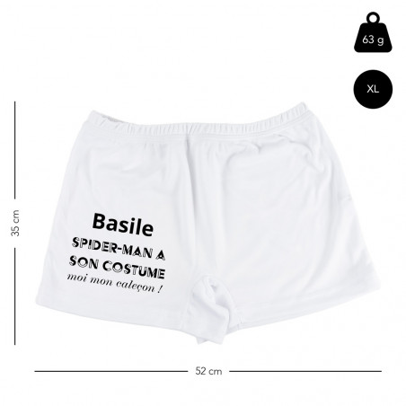Taille du boxer XL
