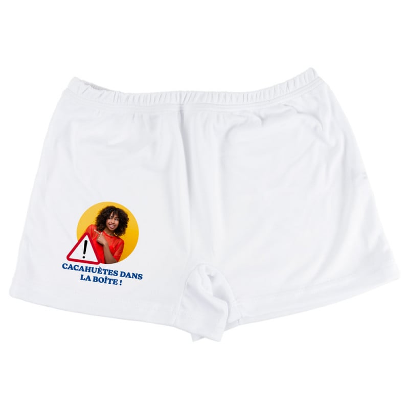 Boxer personnalisé cacahuètes dans la boite