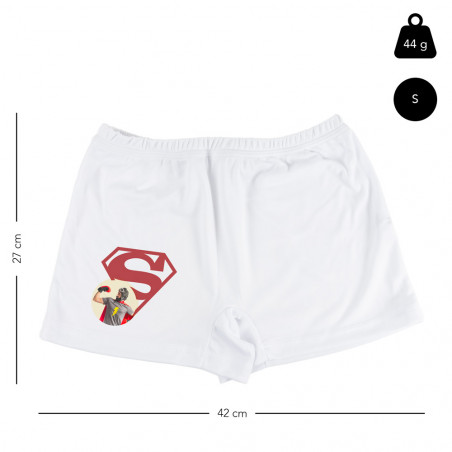 Taille du caleçon personnalisé S