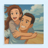 Affiche personnalisée dessin animé