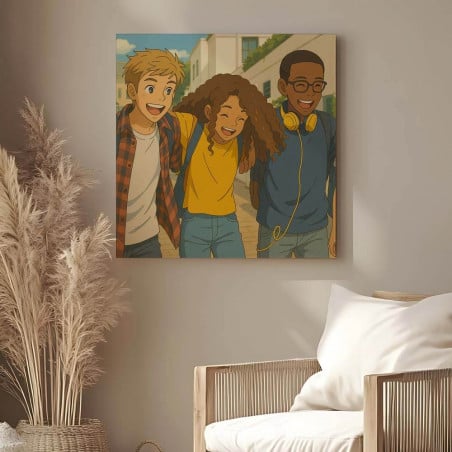 Affiche personnalisée dessin animé