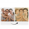 Tableau effet Ghibli personnalisable