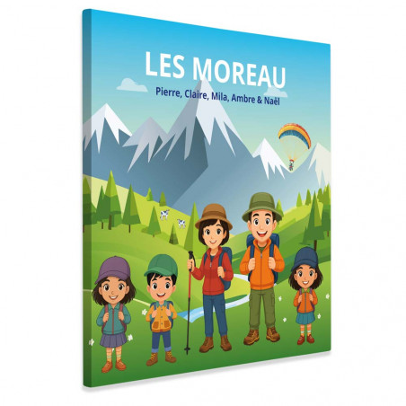 Toile randonnée personnalisable