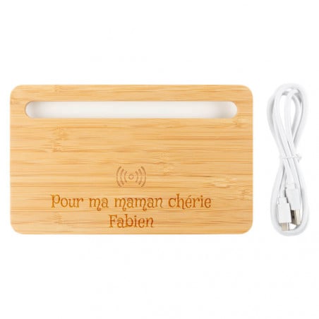 Support smartphone double chargeur