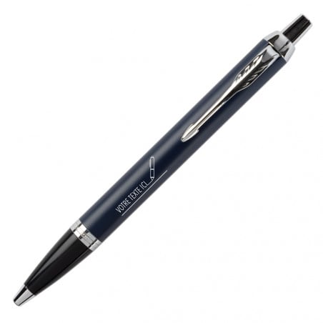 Stylo Parker bleu gravure personnalisé