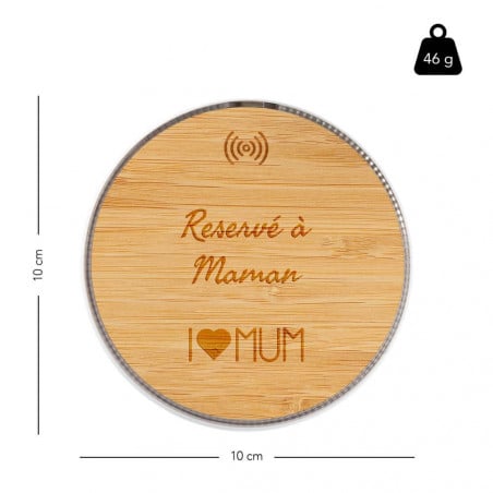 Chargeur induction rond