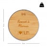 Chargeur induction rond
