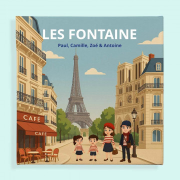Affiche Paris en famille