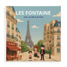 Tableau Famille à Paris personnalisé