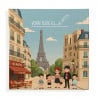 Affiche Paris en famille personnalisé