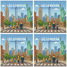 Tableau graphique famille à New York personnalisé