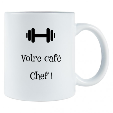 Gravure laser sur mug blanc et noir