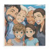 Tableau photo style manga japonais