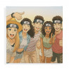 Tableau personnalisé Ninja japonais