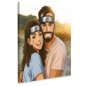 Tableau personnalisé Ninja avec votre photo