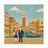 Personnaliser votre toile de votre couple à Venise