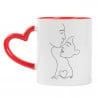 Mug personnalisé amour minimaliste