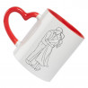 Mug couple design trait personnalisé