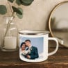 Mug émaillé imprimé