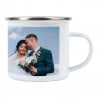 Mug émaillé personnalisé photo