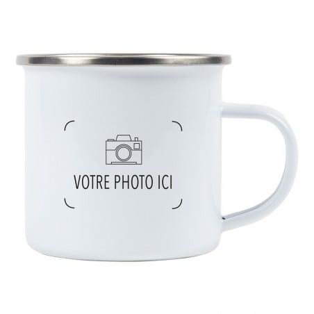 Mug émaillé personnalisable