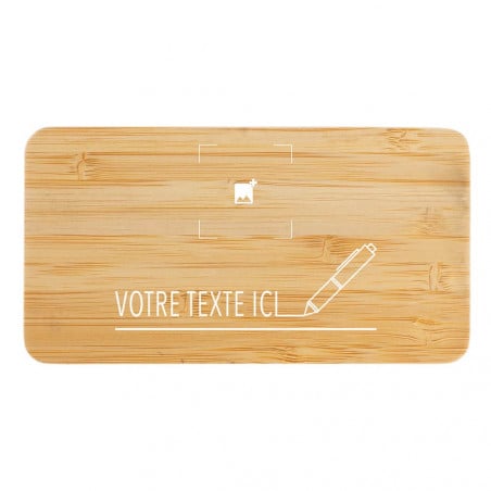 Batterie bois personnalisable