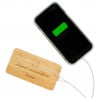 Batterie powerbank bambou gravé