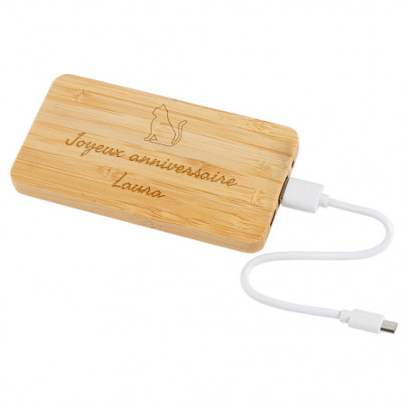 Batterie bois personnalisé