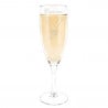 Flûte à champagne mains entrelacées gravé
