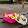 Boite repas rose personnalisée