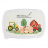 Lunch box photo bleue ferme