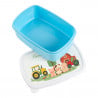 Lunch box ferme texte