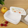 Boite repas blanche été personnalisé