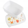 Lunch box blanche été personnalisé avec texte
